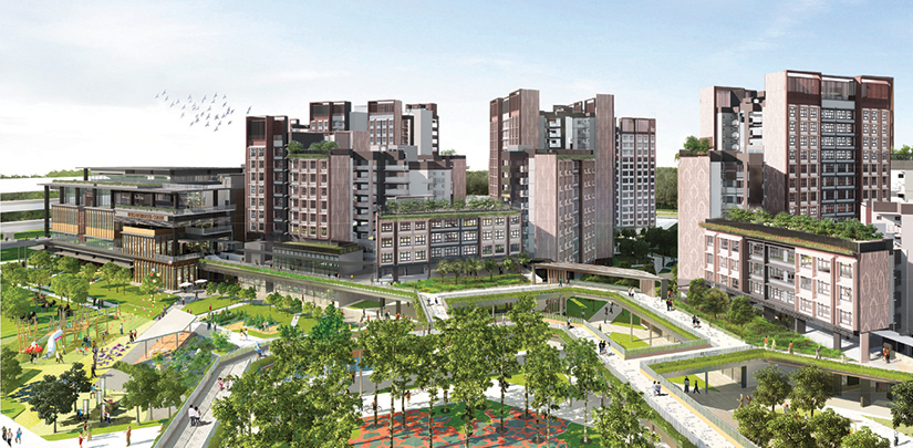 Skyline in Plantation District.